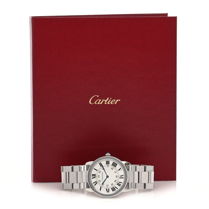 Cartier Stainless Steel 36mm Ronde Solo Quartz Watch 5 of 5