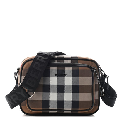Burberry Canvas Check Paddy Messenger Birch Brown 1 of 7