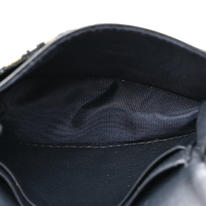 Christian Dior Oblique Saddle Card Holder Blue 5 of 8