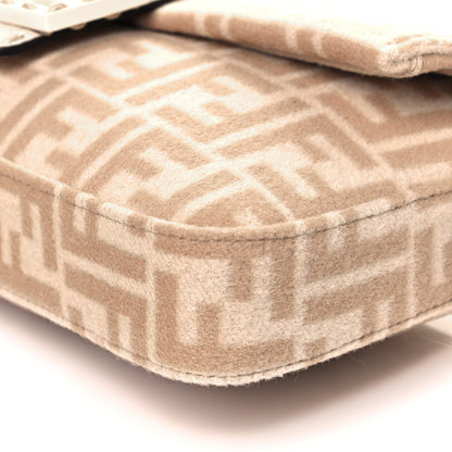 Fendi Wool Cuoio Romano Selleria FF 1974 Baguette 1997 Beige Cammello Camelia 10 of 12