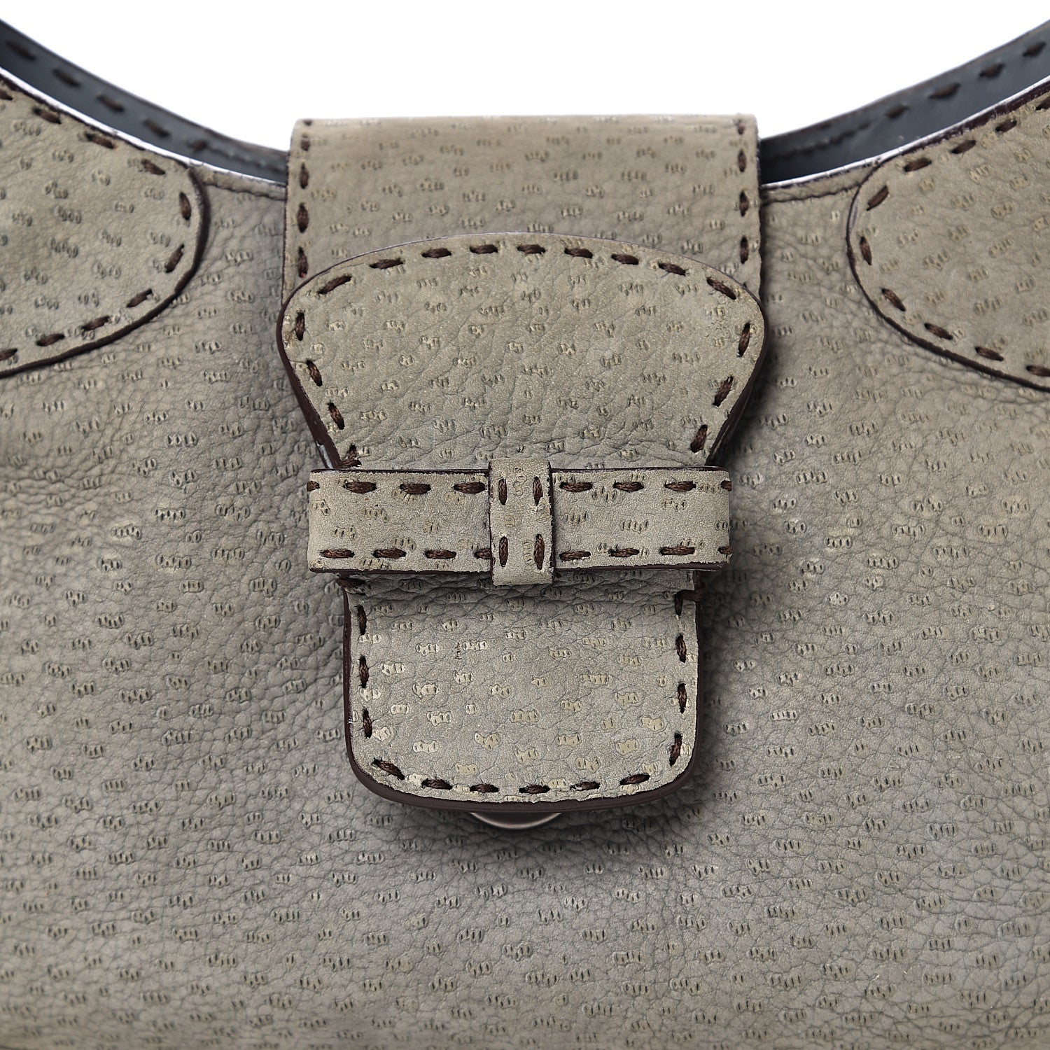 Prada Scamosciato Stitched Suede Shoulder Bag 11 of 11