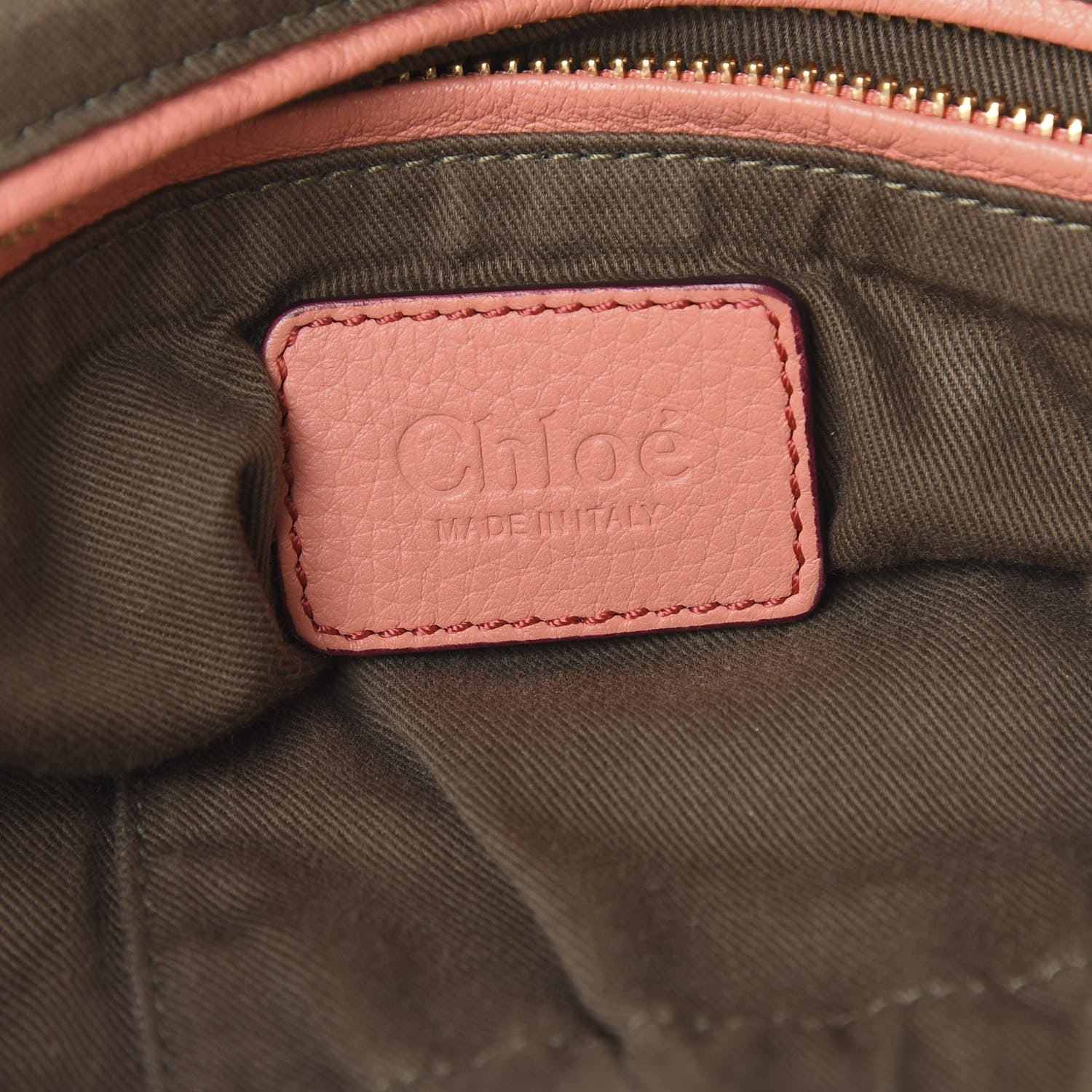 Chloe Calfskin Medium Marcie Satchel Coral Pop 5 of 11