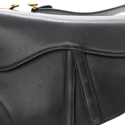 Christian Dior Calfskin Saddle Bag Black 11 of 11