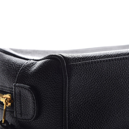 Chanel Caviar Timeless CC Cosmetic Pouch Bag Black 8 of 10