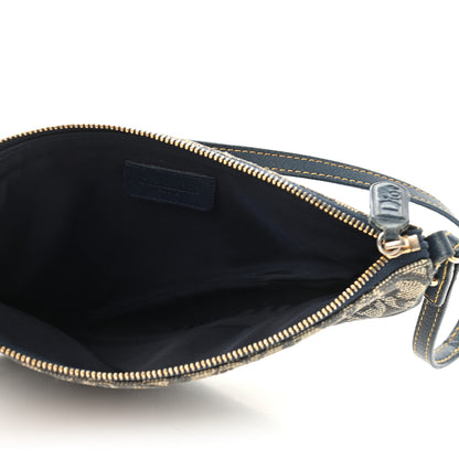 Christian Dior Monogram Mini Saddle Pochette Navy 5 of 7