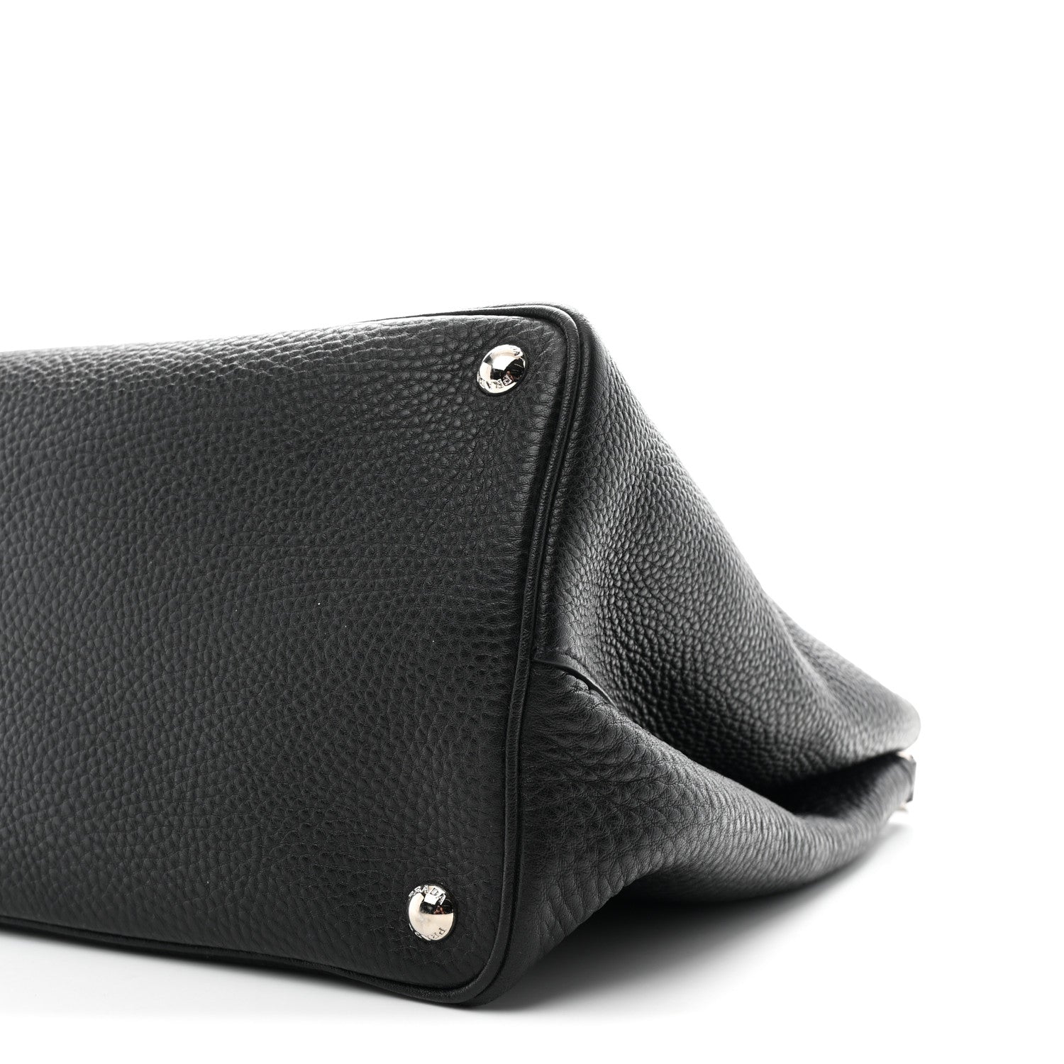 Prada Vitello Daino Medium Double Tote Black Cuoio Black Cuoio 11 of 11