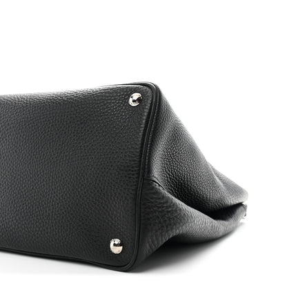Prada Vitello Daino Medium Double Tote Black Cuoio Black Cuoio 11 of 11