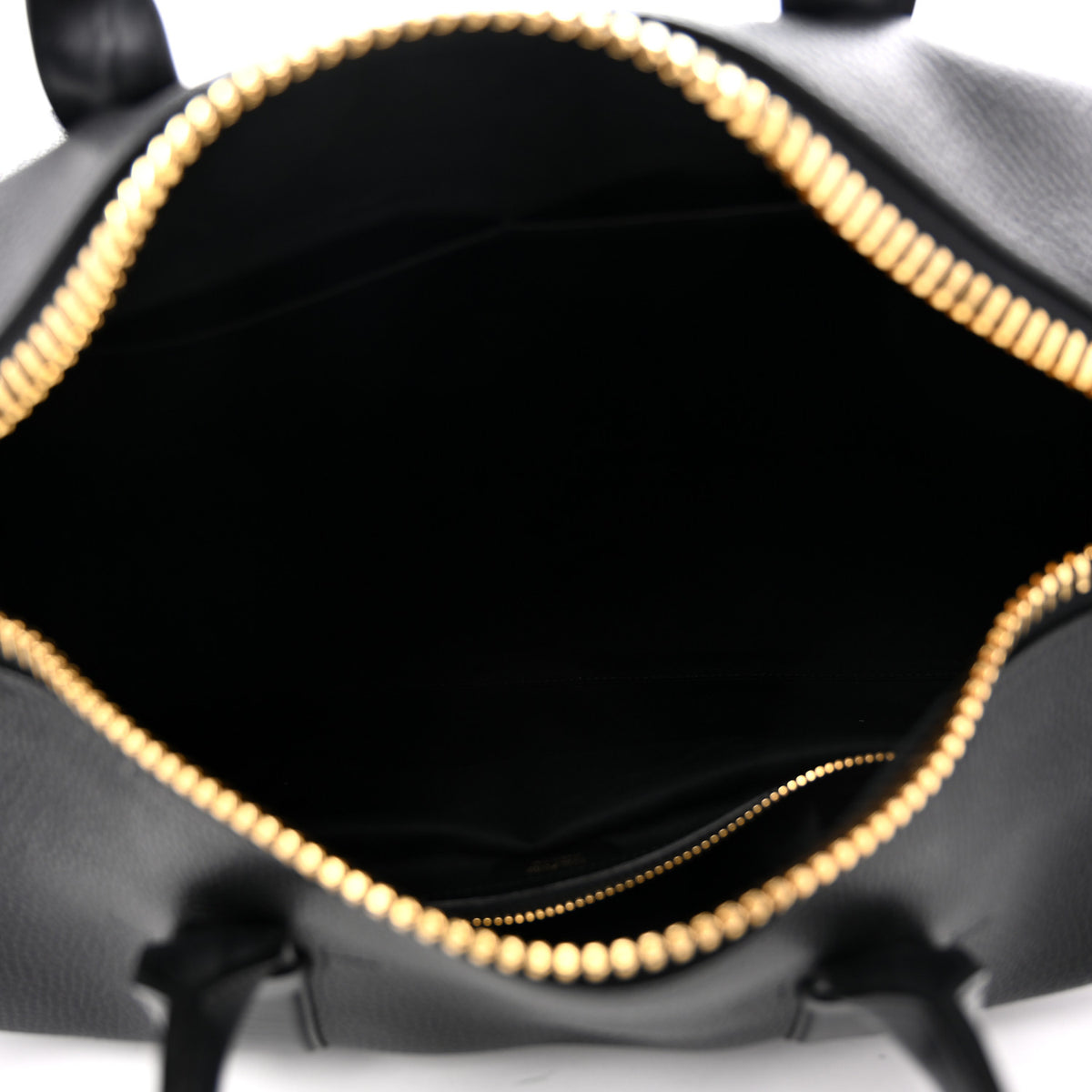 Calfskin Buckley Duffle Bag Black