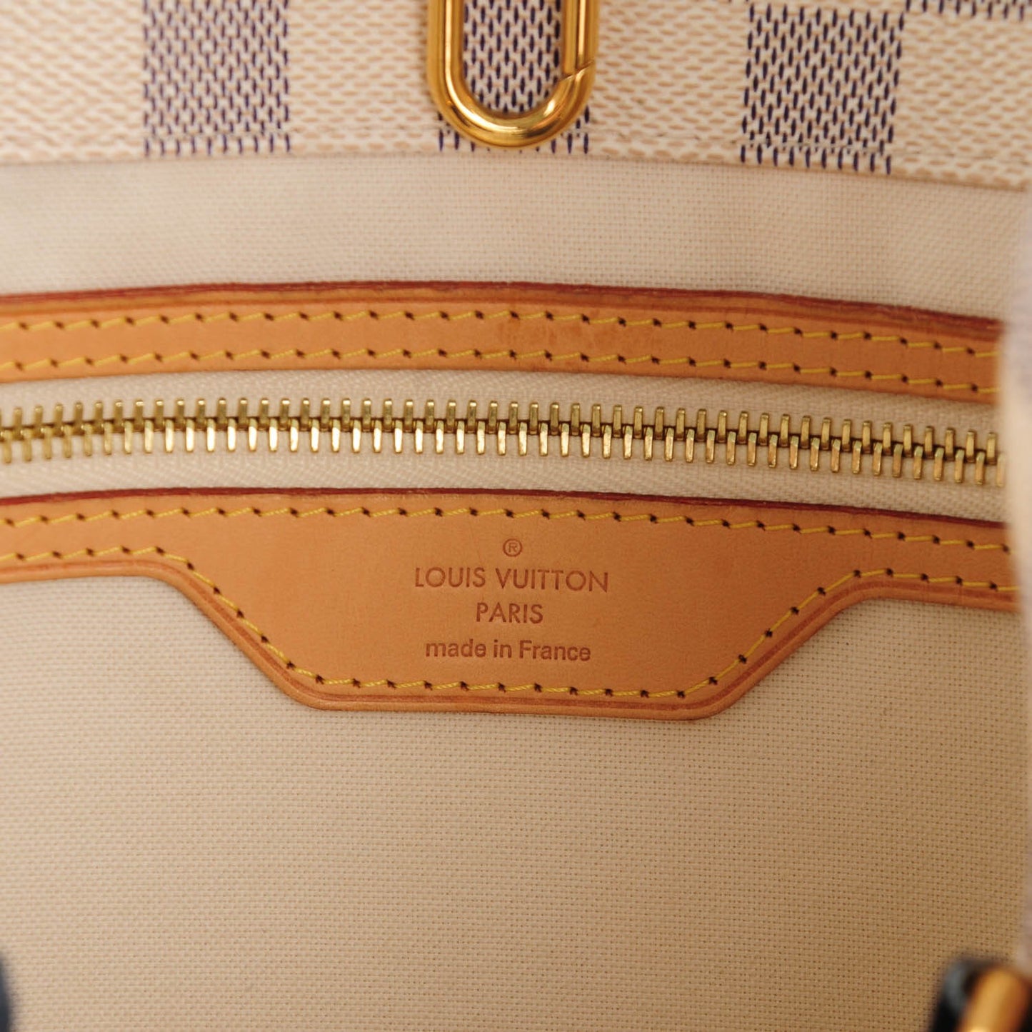 Damier Azur Beach Cabas PM