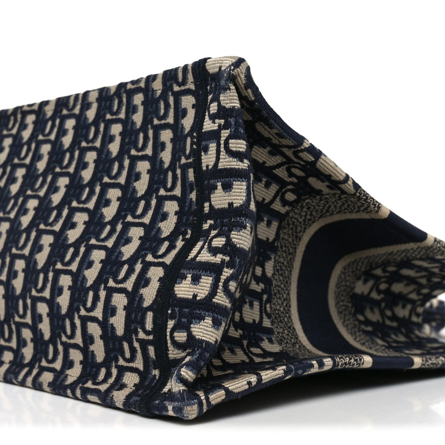 Christian Dior Oblique Medium Book Tote Blue Multicolor 10 of 13