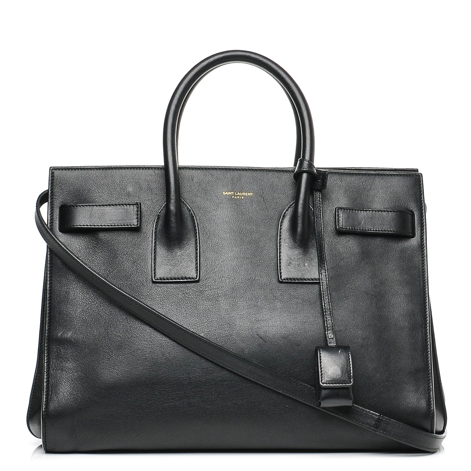 Saint Laurent Calfskin Small Sac De Jour Black 1 of 8
