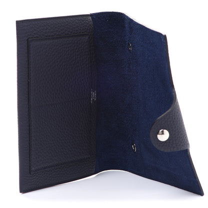 Hermes Togo Ulysse PM Notebook Cover Bleu Nuit 5 of 10
