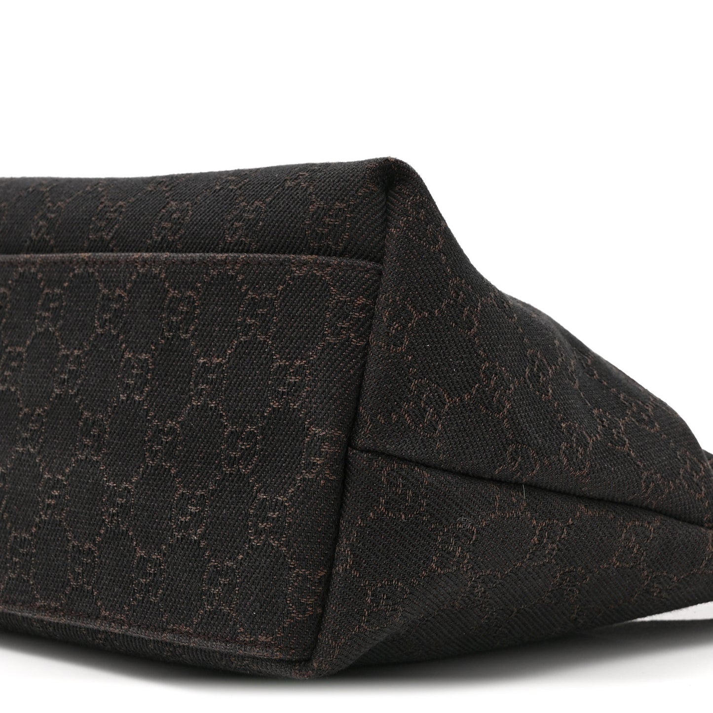 Denim Monogram Small Hobo Dark Brown