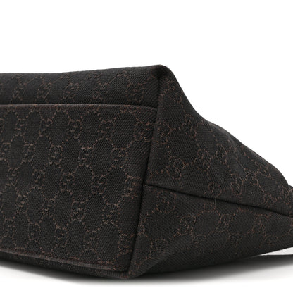 Gucci Denim Monogram Small Hobo Dark Brown 11 of 11