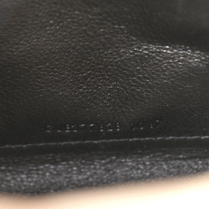Saint Laurent Grain De Poudre Matelasse Chevron Monogram Chain Wallet Nude Powder 7 of 9