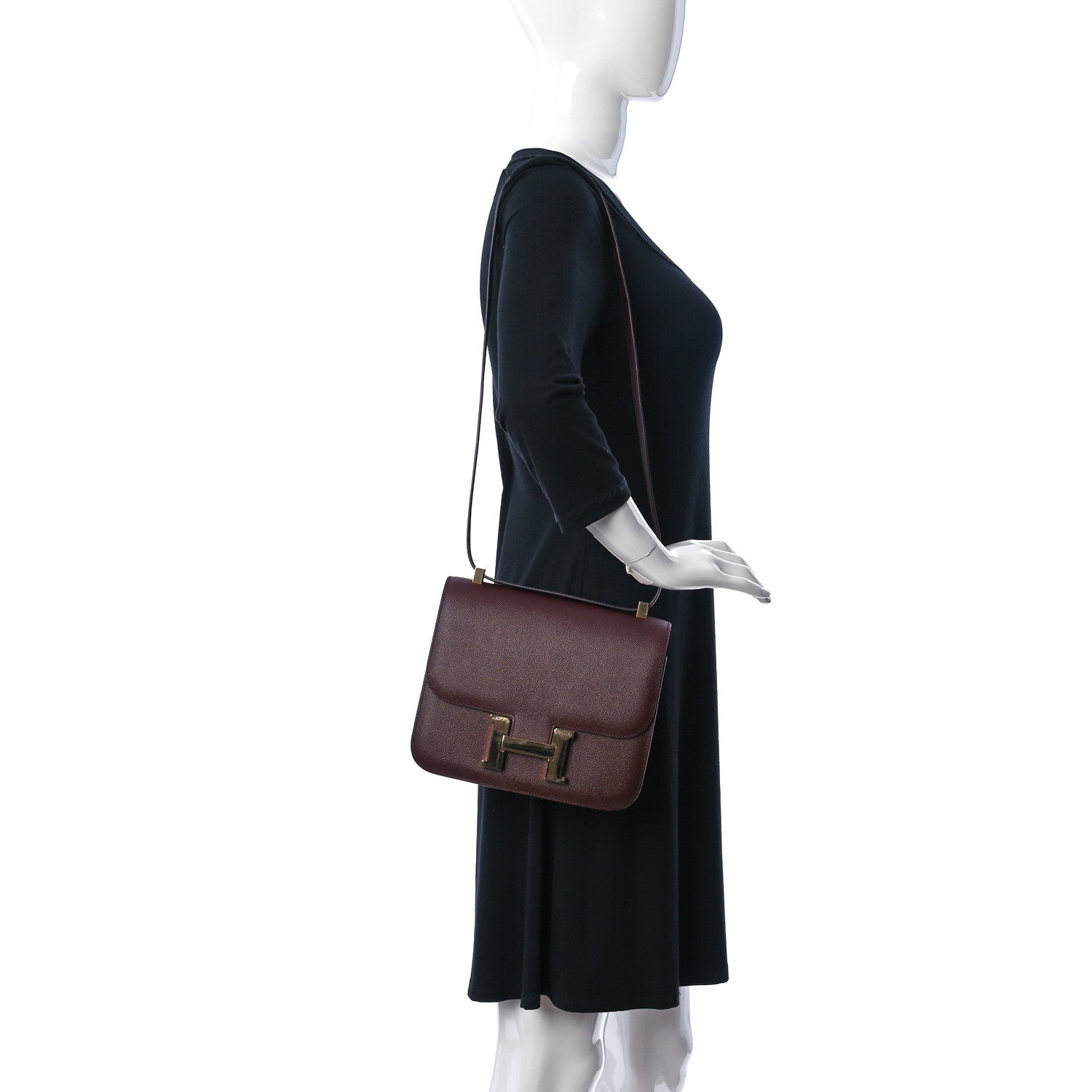 Hermes Epsom Constance 24 Bordeaux 2 of 11