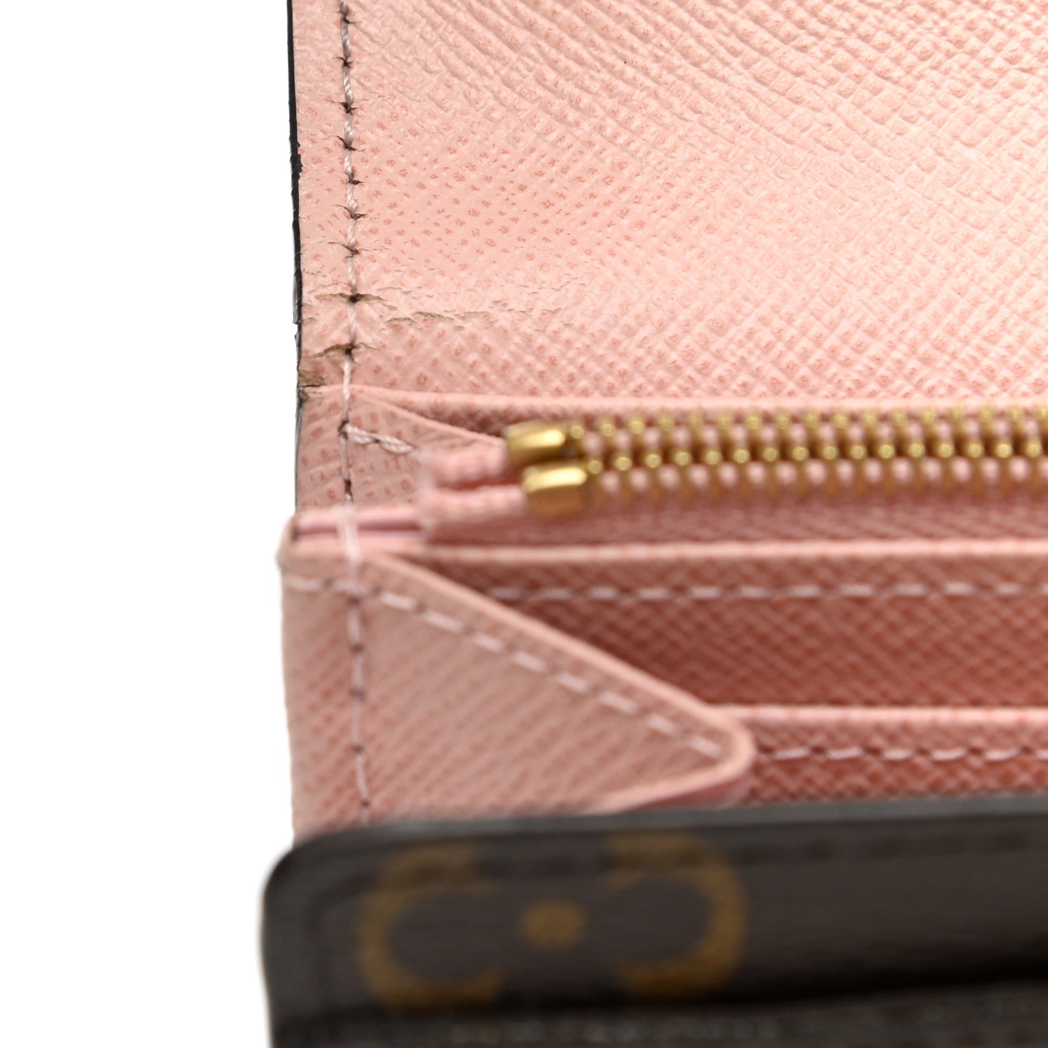Louis Vuitton Monogram Sarah Wallet NM Rose Ballerine 8 of 13
