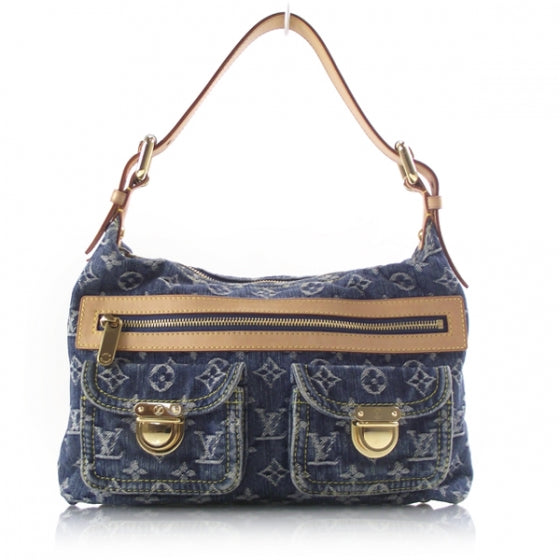 Louis Vuitton Denim Baggy GM Blue 1 of 10