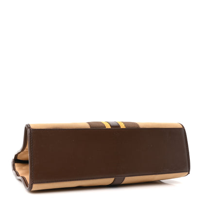 Gucci Canvas Web Small Jackie O Hobo Brown 4 of 10