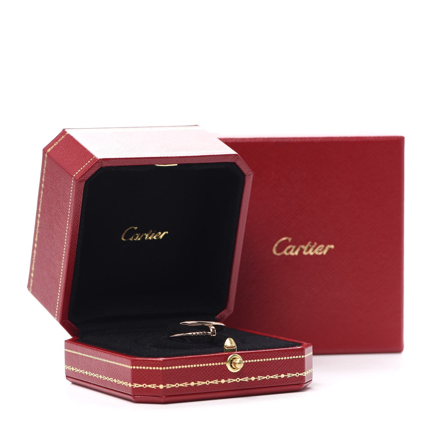 Cartier 18K Pink Gold Small Juste Un Clou Ring 58 8.25 6 of 6