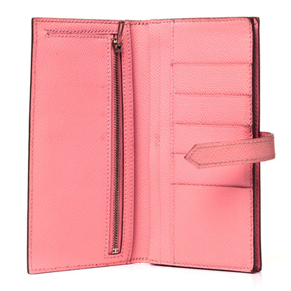 Hermes Epsom Bearn Gusset Wallet Rose Confetti 7 of 14