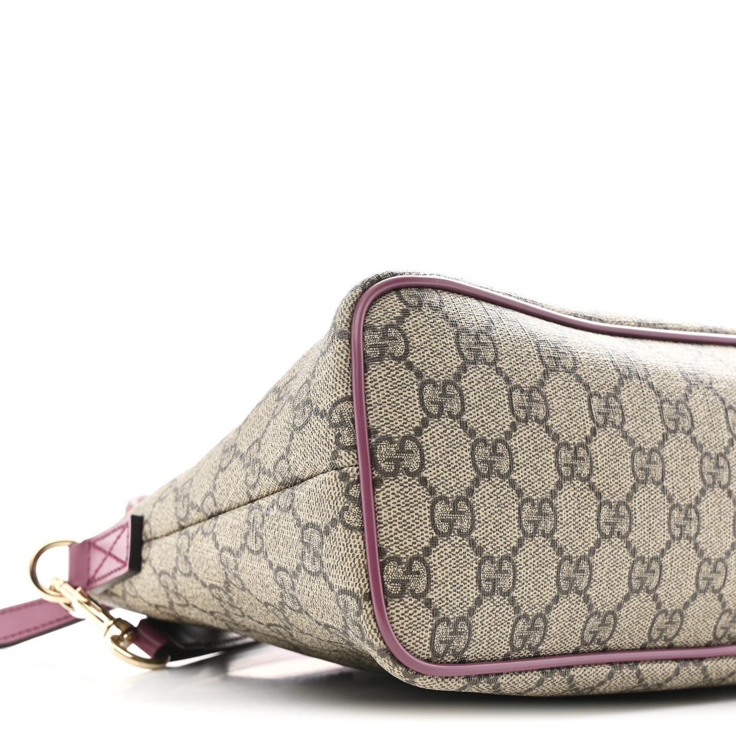 GG Supreme Monogram Small Zippered Tote Beige New Rosette