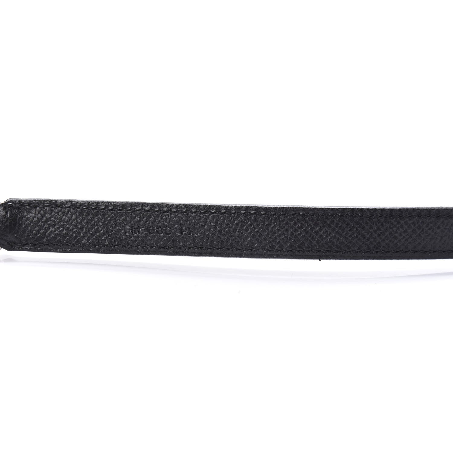 Hermes Epsom 16mm Tressage Shoulder Strap Black Bleu Indigo 5 of 6