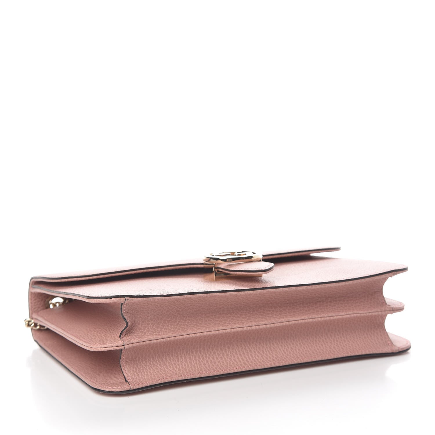 Gucci Dollar Calfskin Interlocking G Shoulder Bag Soft Pink 4 of 10