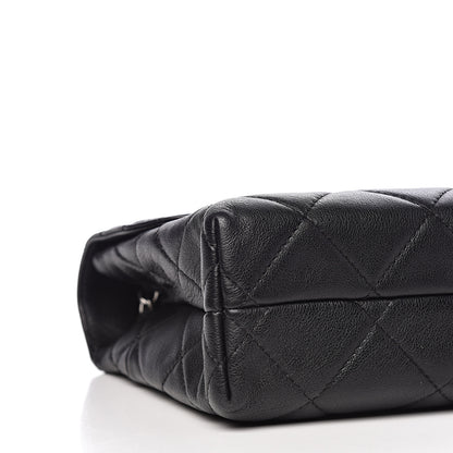 Chanel Calfskin Quilted In The Business Flap Bag Black 9 of 10