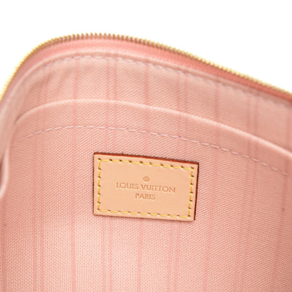 Louis Vuitton Damier Azur Neverfull MM GM Pochette Rose Ballerine 6 of 8