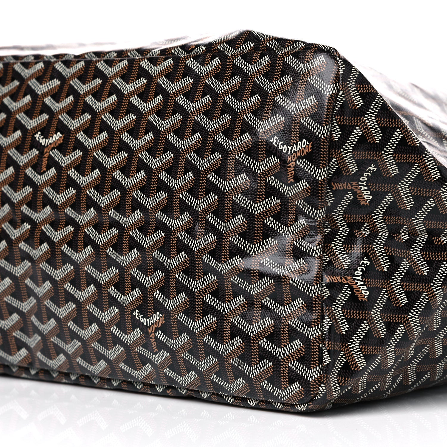 Goyard Goyardine Saint Louis GM Black Gold 9 of 9