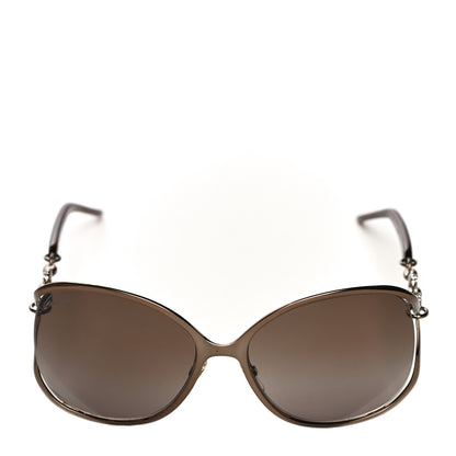 Gucci Crystal Marina Chain Sunglasses GG4250/N/S Tortoise 5 of 8