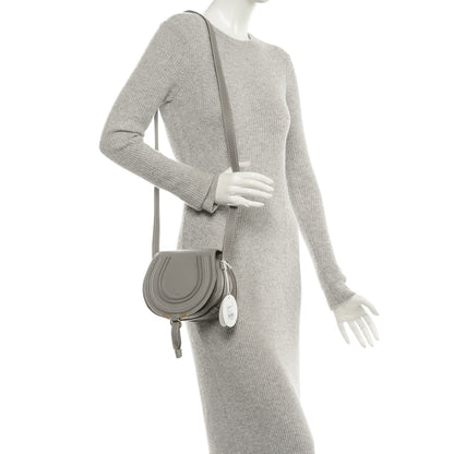 Chloe Calfskin Mini Marcie Round Crossbody Bag Cashmere Grey 2 of 6