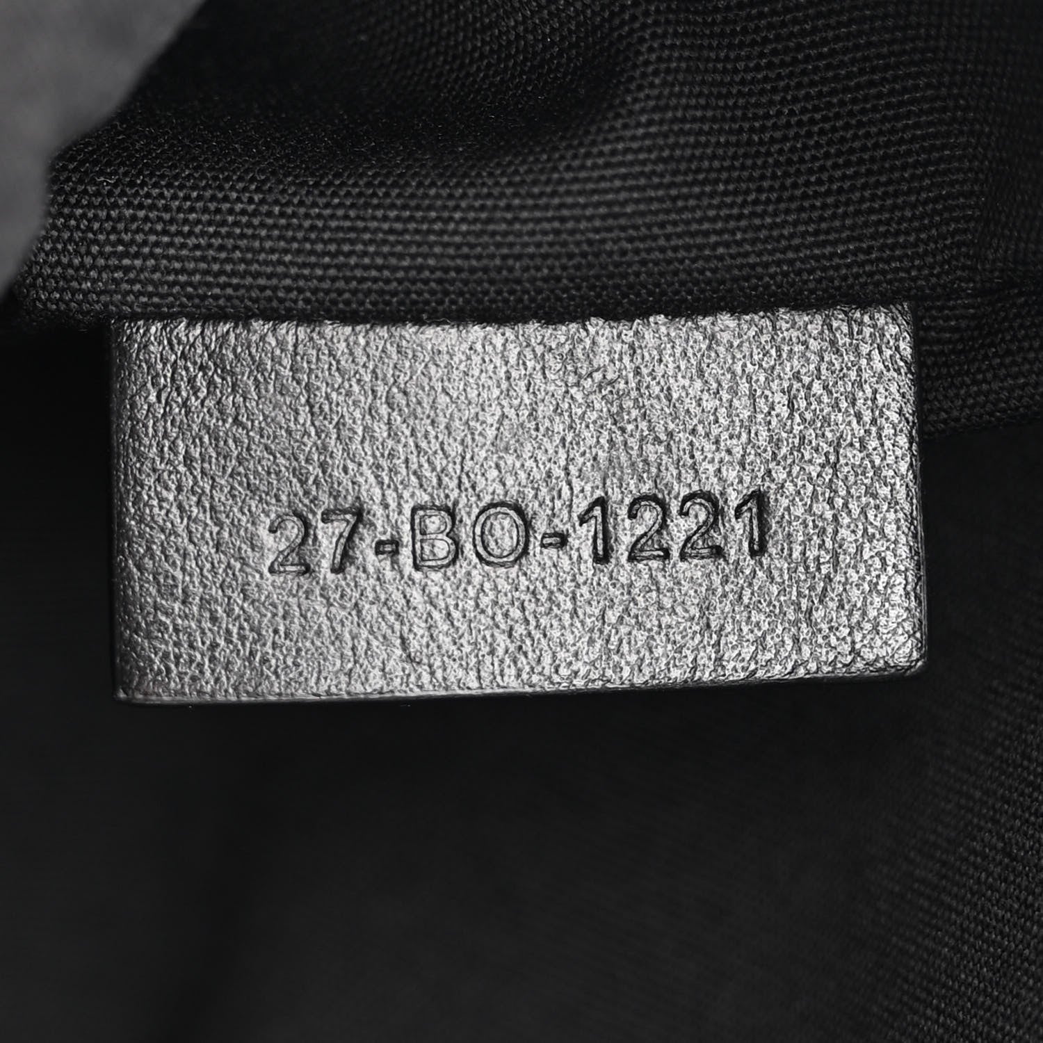 Christian Dior Calfskin Perforated Oblique Galaxy Safari Messenger Bag Black 7 of 12