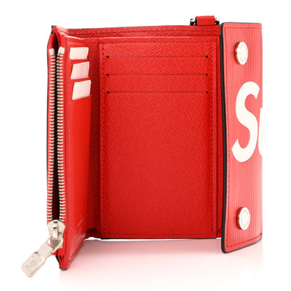 Louis Vuitton X SUPREME Epi Chain Wallet Red 4 of 9
