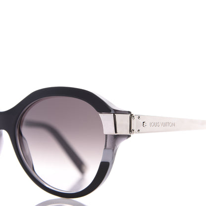 Louis Vuitton Acetate Petit Soupcon Cat Eye Sunglasses Z0489W Black 6 of 8