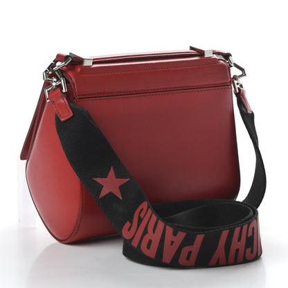 Givenchy Calfskin Mini Pandora Box Logo Strap Crossbody Bag Red 3 of 11
