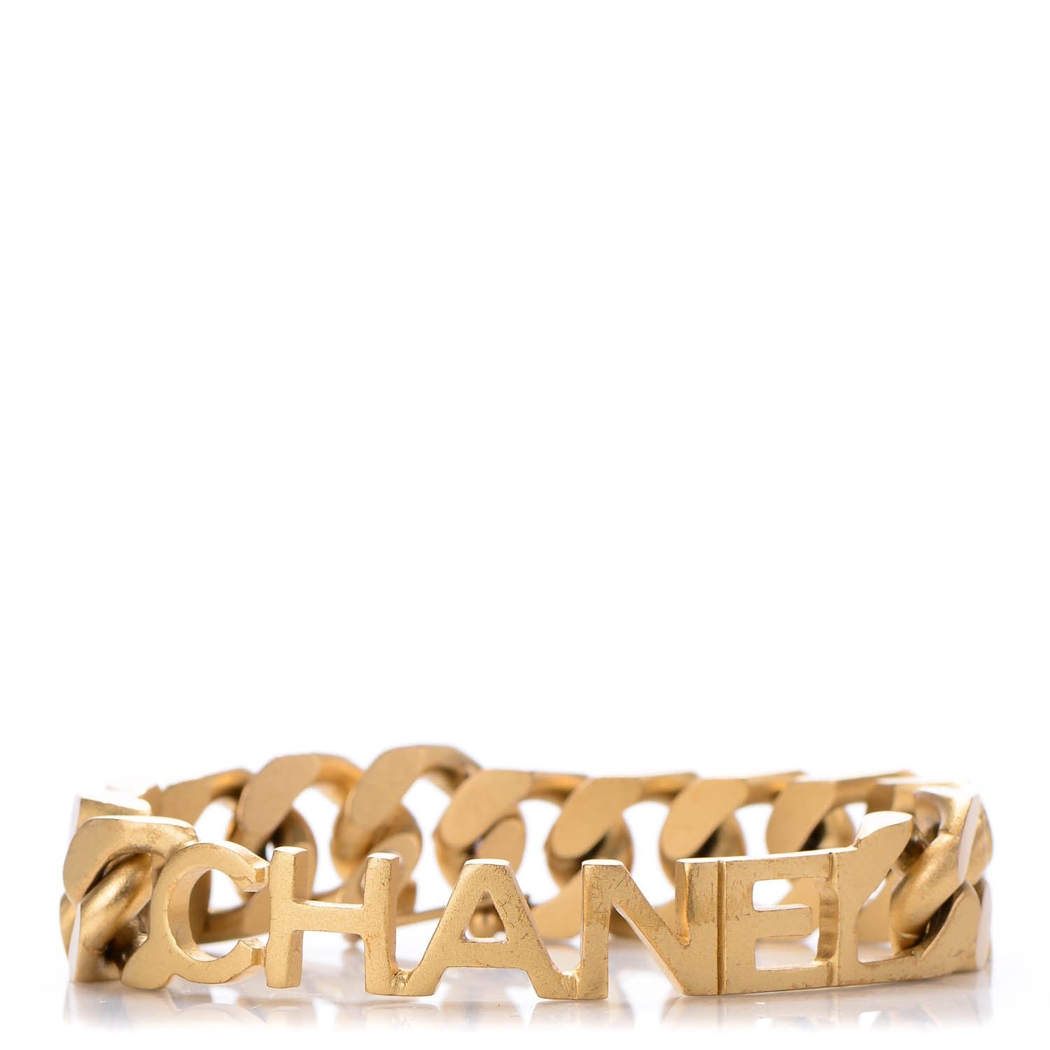 Chanel Chain Logo Bracelet Gold 1 of 5