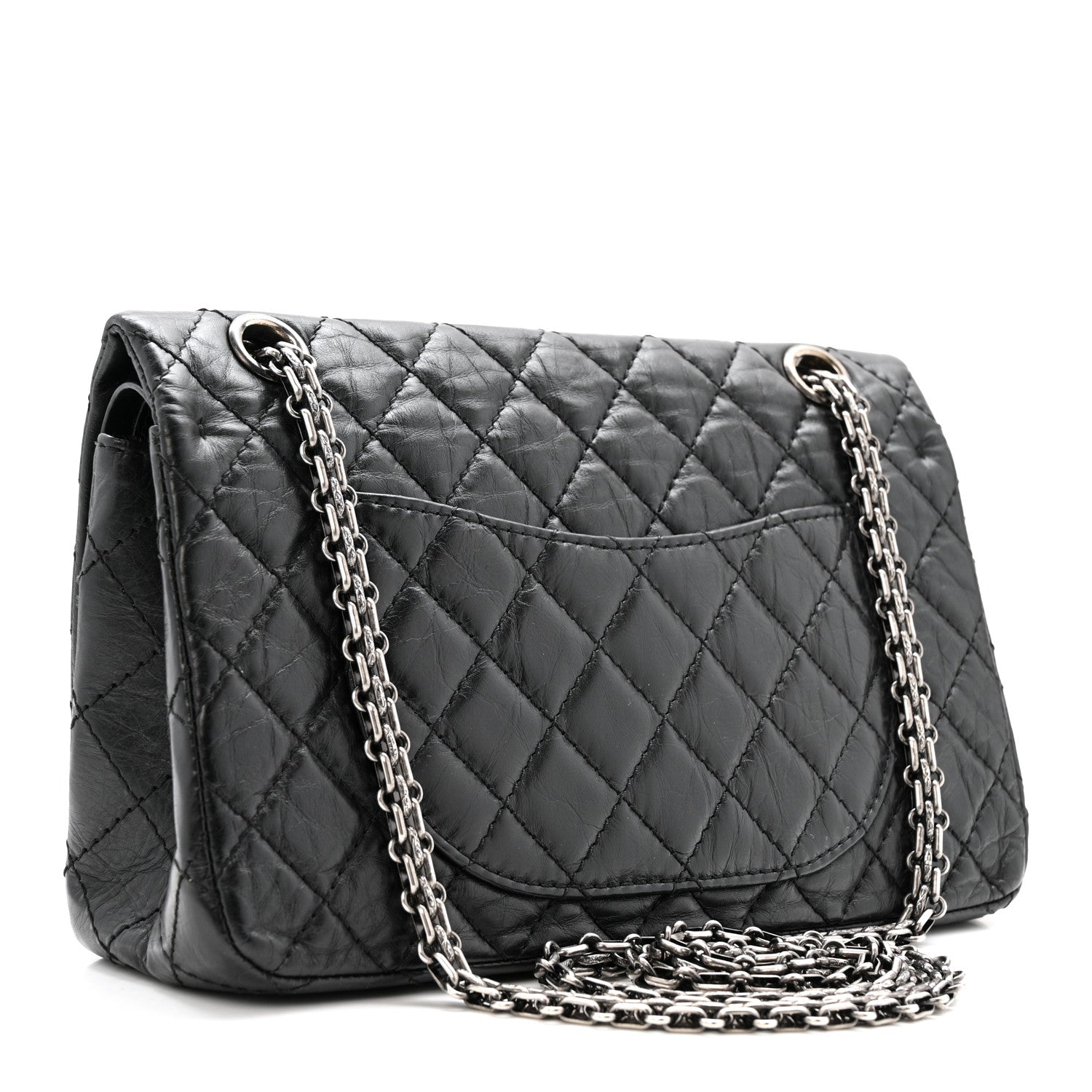 Chanel Aged Calfskin Lucky Charms 2.55 Reissue 225 Flap Black 3 of 13