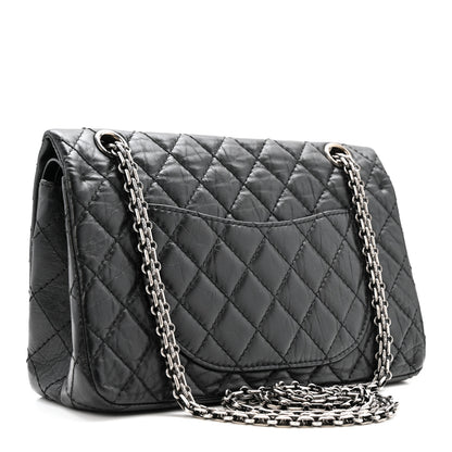 Chanel Aged Calfskin Lucky Charms 2.55 Reissue 225 Flap Black 3 of 13