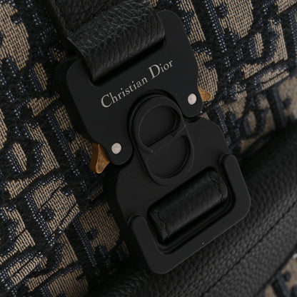 Christian Dior HOMME Oblique Calfskin Mens Mini Saddle Backpack Navy Blue 11 of 11