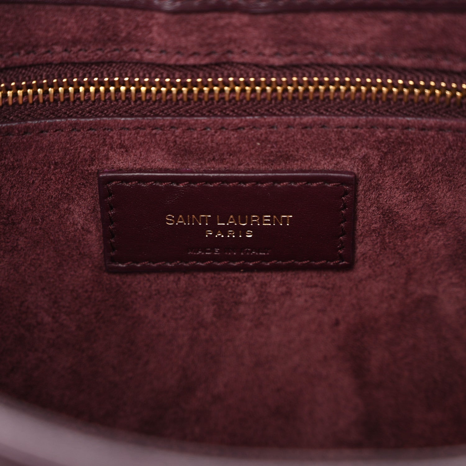Saint Laurent Patent Calfskin Le 5 A 7 Hobo Spicy Chocolate 6 of 11