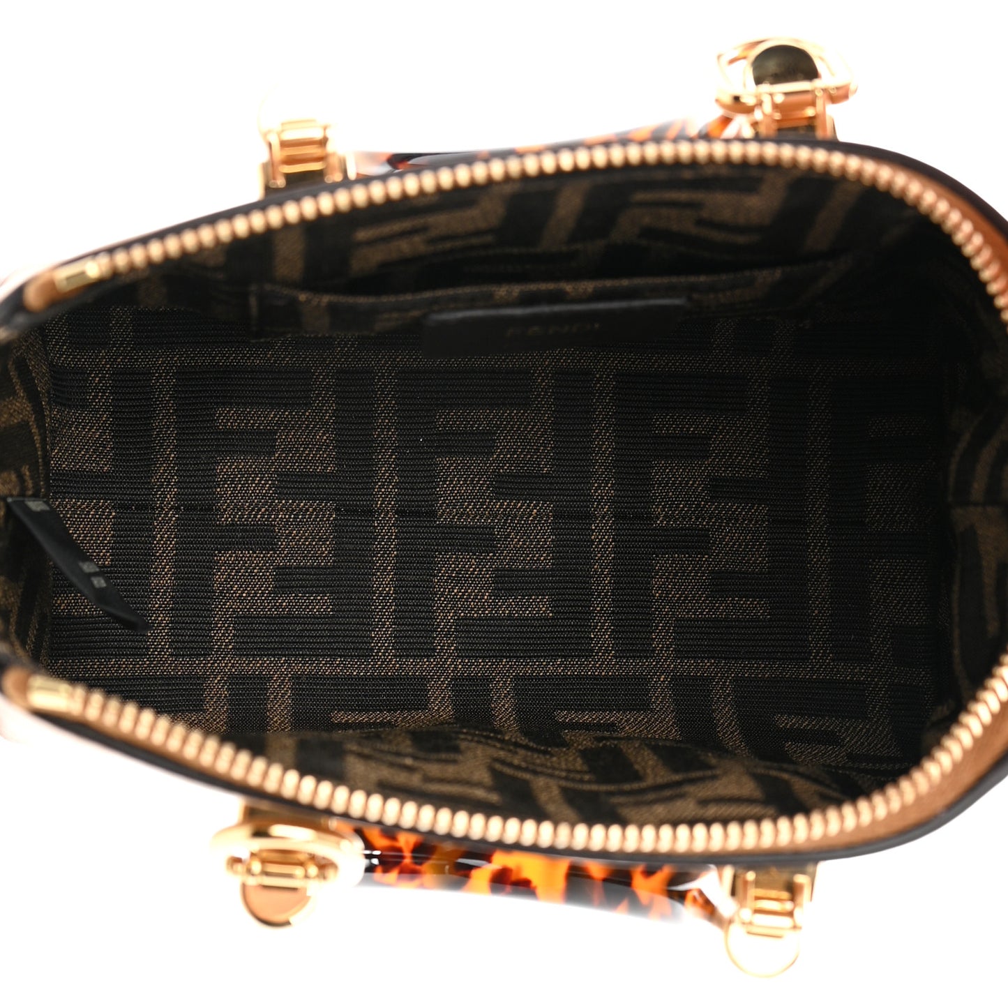 Vitello King Plexiglass Logo Embossed Mini By The Way Top Handle Boston Bag Caramello