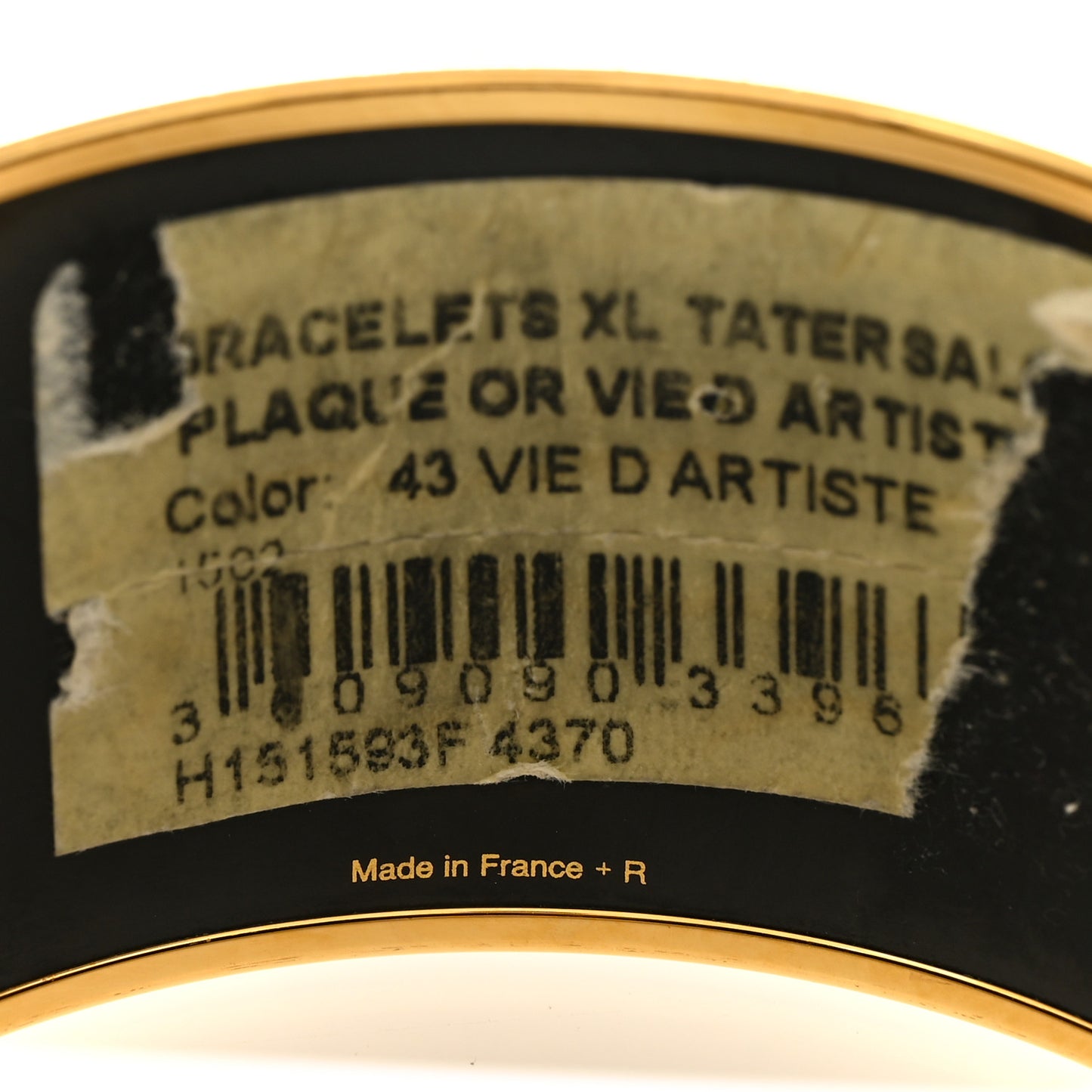 Enamel Printed Extra Wide Tatersale Bracelet 70 Vie D Artiste