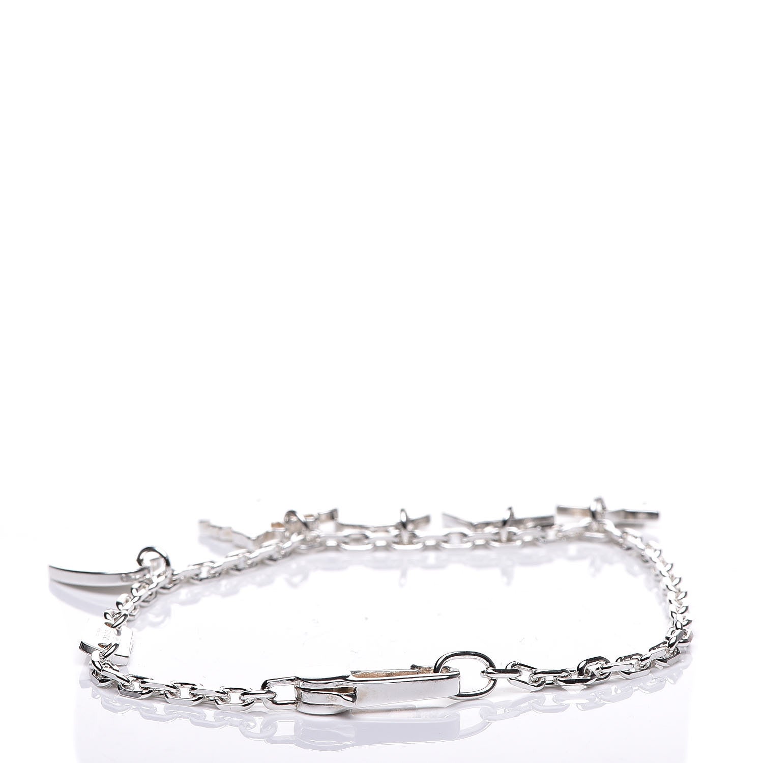 Gucci Sterling Silver Charm Bracelet 3 of 8