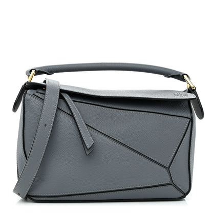 Loewe Calfskin Small Puzzle Bag Asphalt Grey 1 of 10