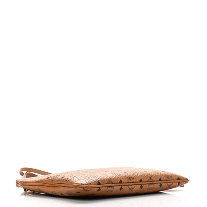 MCM Visetos Medium Crossbody Pouch Cognac 4 of 8