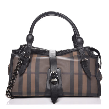 Burberry Smoked Check Small Chain Bag Black 1 of 12