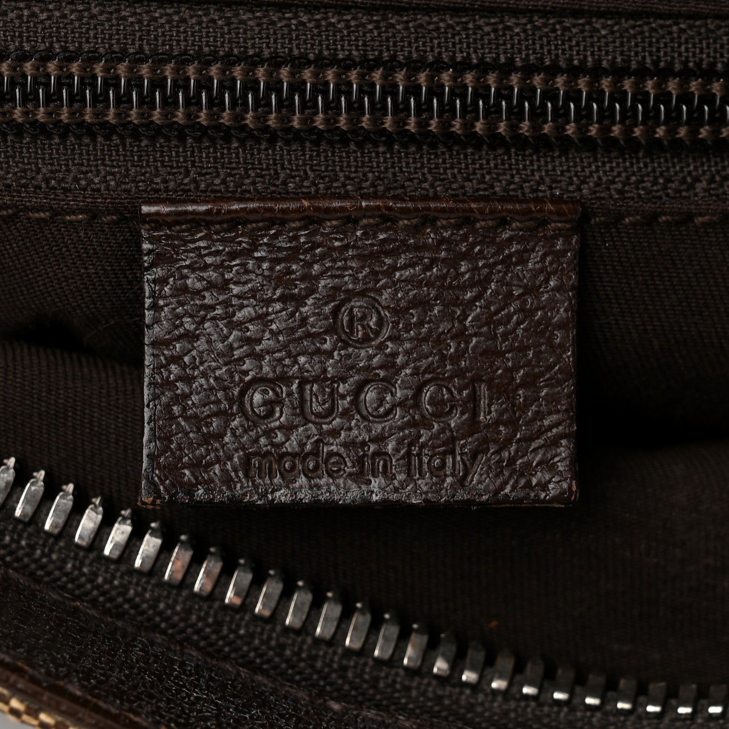 Gucci Monogram Flat Messenger Bag Dark Brown 6 of 11