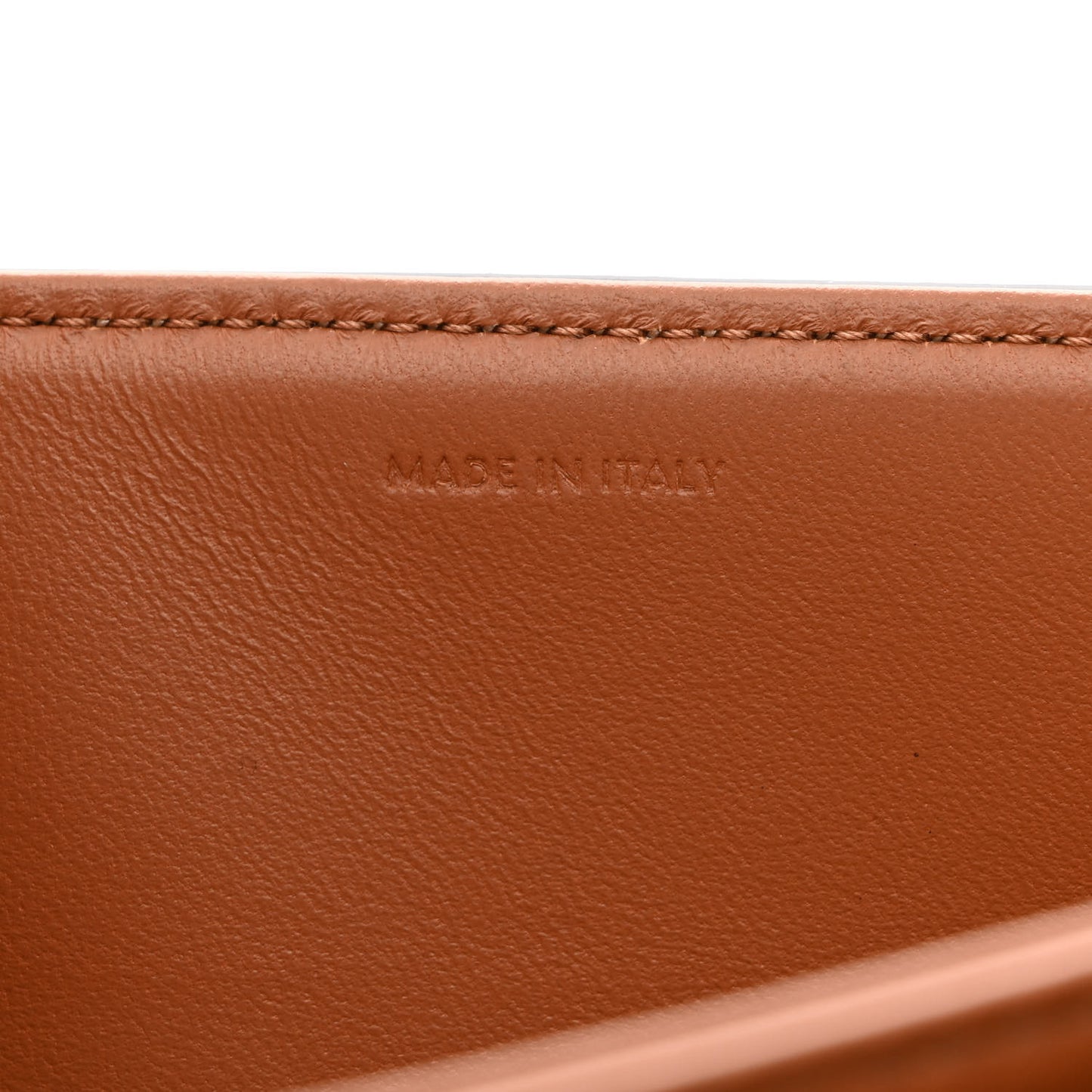 Natural Calfskin Medium Triomphe Tan